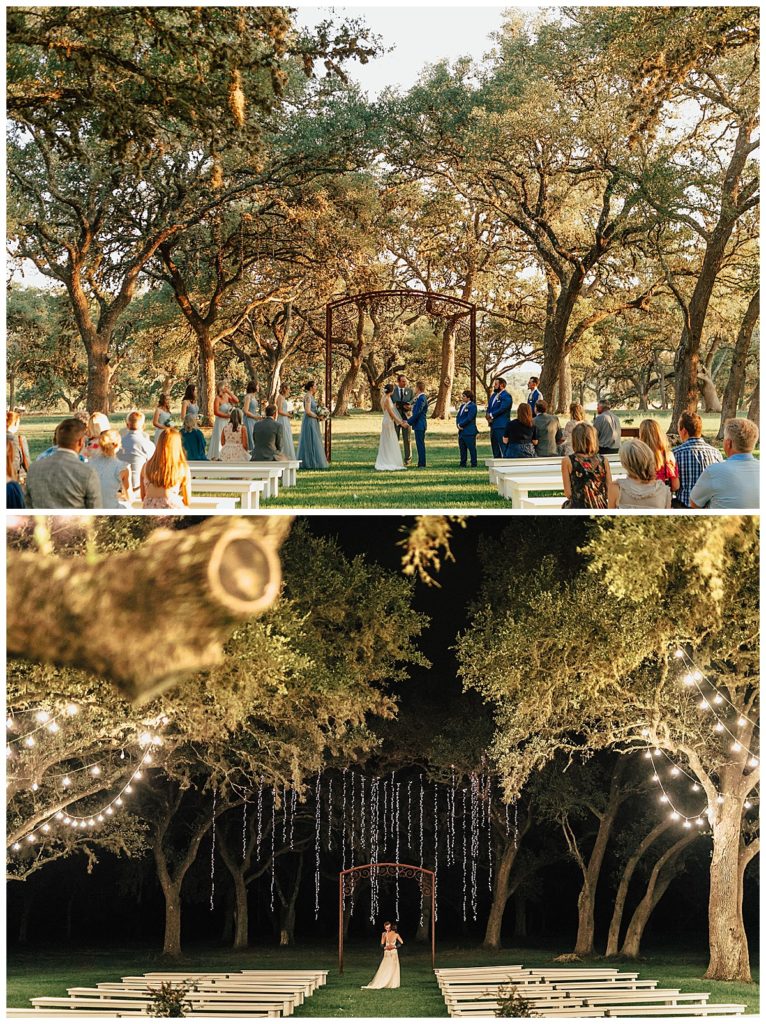 outdoor wedding venue in the Hill Country