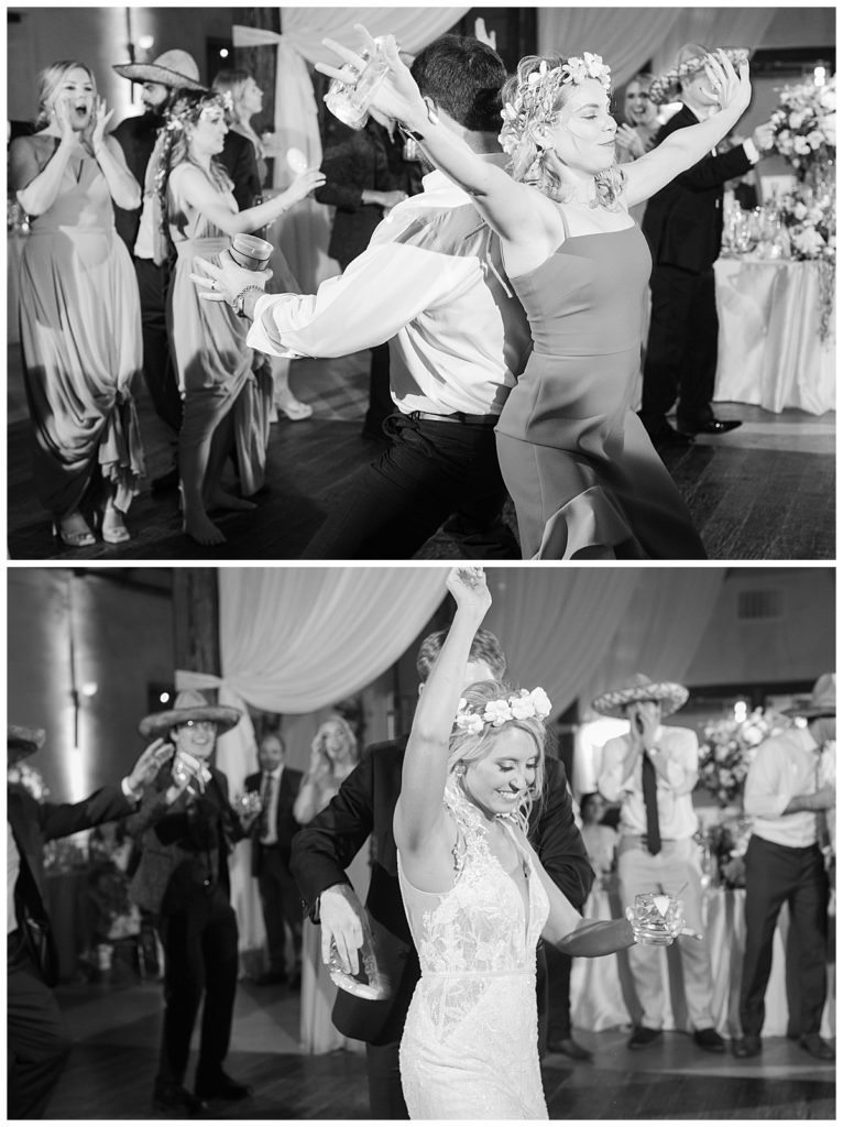 bride and groom dancing at san antonio wedding venue