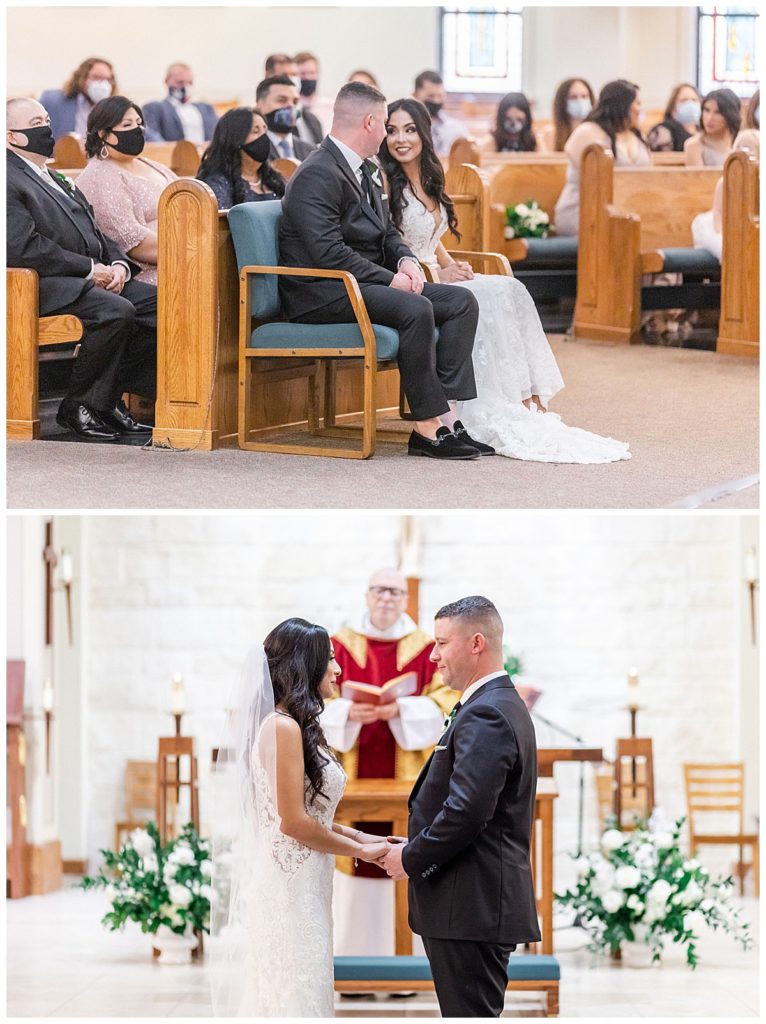 wedding ceremony in Catholic church